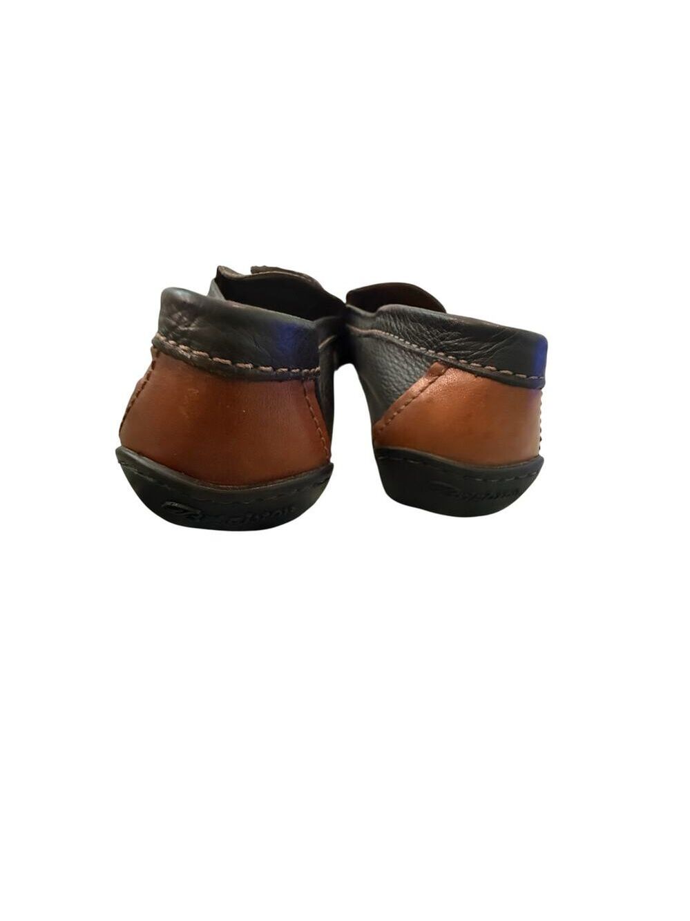 Brighton Leather Flats "Native" Made in Brazzil Black/Brown 7.5 - Picture 4 of 9